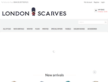 Tablet Screenshot of londonscarves.com